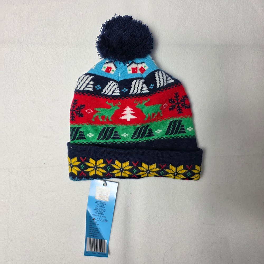 Aldi Beanie Hat Winter Pom Unisex